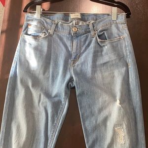 Hudson light wash skinny jeans